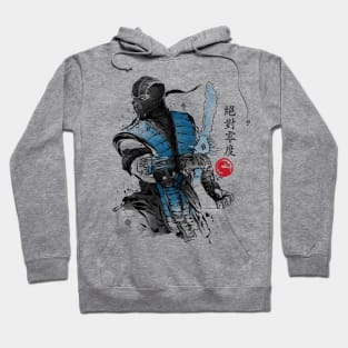 Ice Warrior sumi-e Hoodie